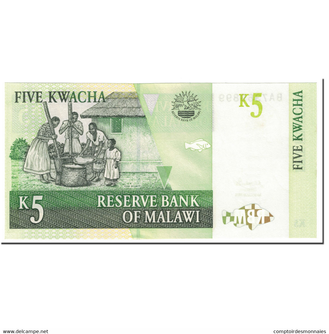 Billet, Malawi, 5 Kwacha, 2004, 2004-03-01, KM:36b, SPL - Malawi