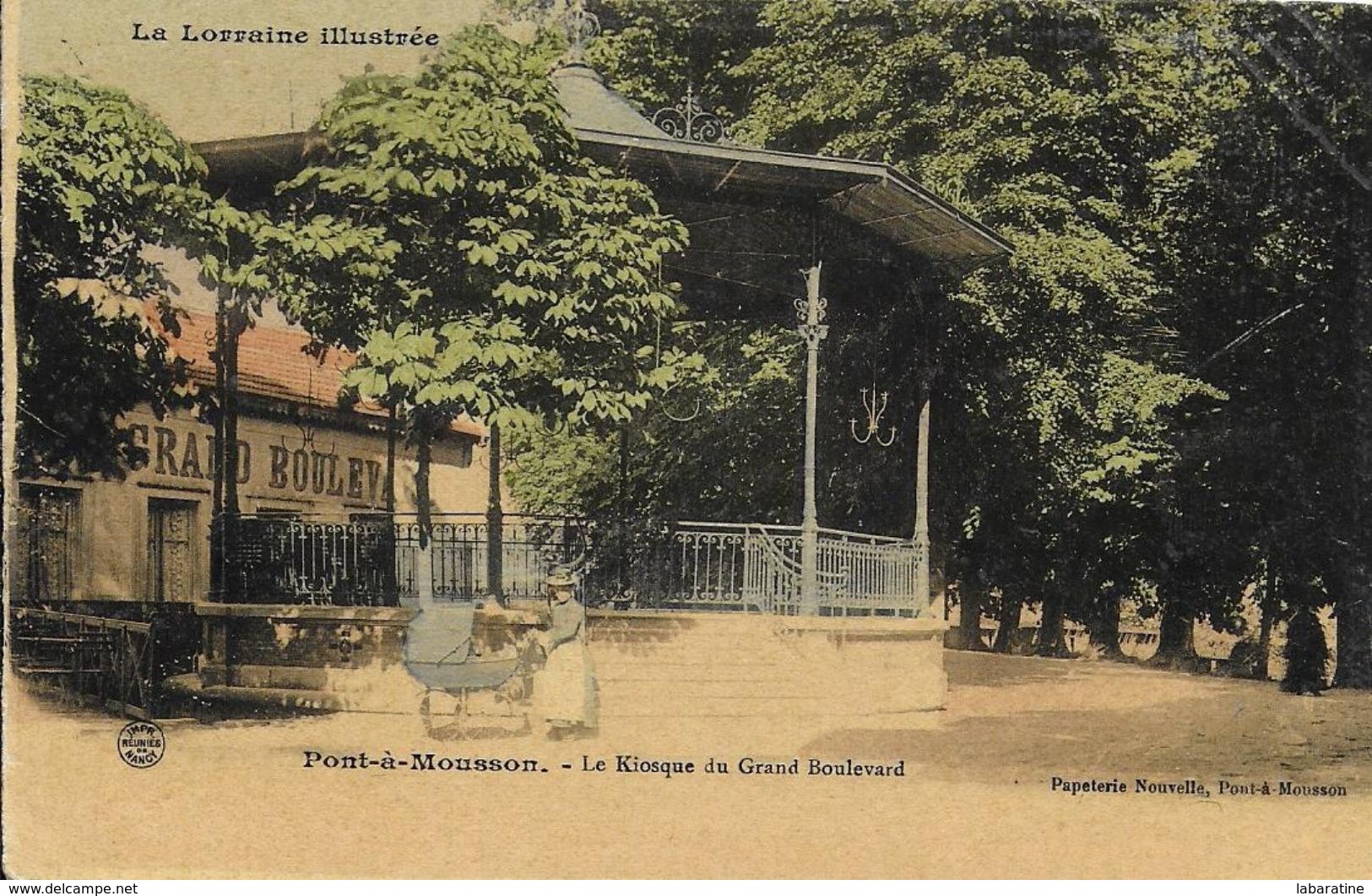 54)  PONT  à  MOUSSON  - Le Kiosque Du Grand Boulevard - Pont A Mousson