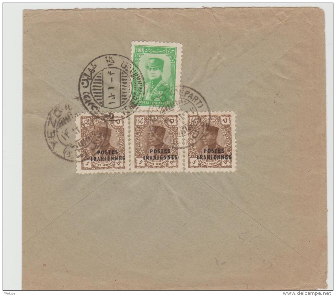 IRA003 / Brief, Iran, Schah Reza Pahlevi 1935 Verwendet - Iran