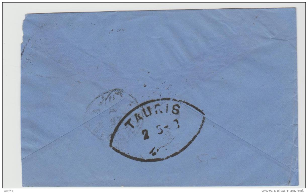 IRA084 / Brief, Iran, Schah Ghadsar, Wappen Von 1909, Früh Verwendet. - Iran