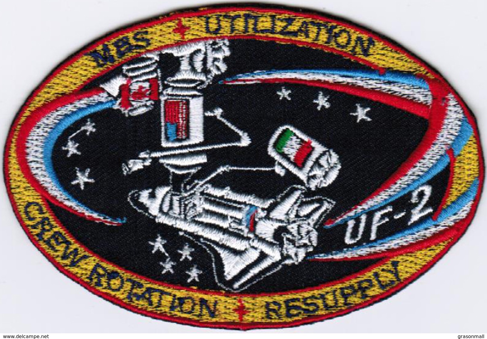 Human Space Flights STS-111 UF-2 Endeavour (18) USA Iron On Embroidered Patch - Patches