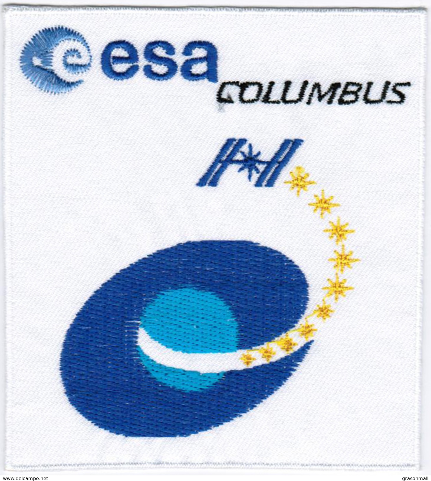 Human Space Flights STS-122 ESA Columbus Atlantis (29) USA Patch - Patches