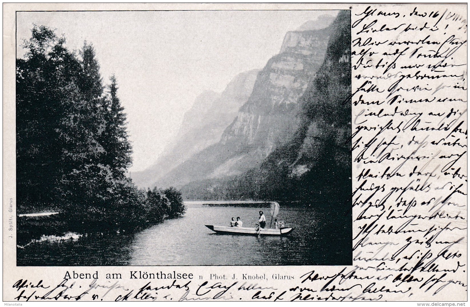 Abend Am Klönthalsee * 17. 8. 1901 - Sonstige & Ohne Zuordnung