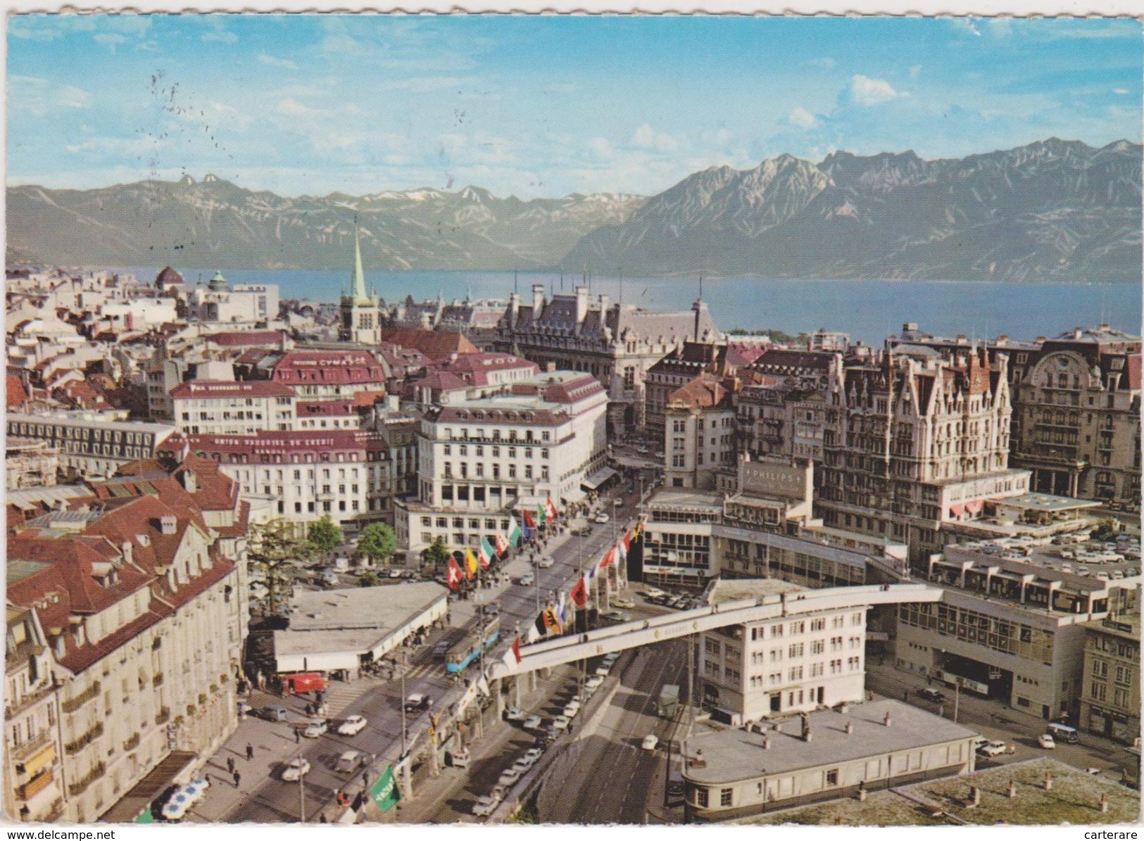 SUISSE,VAUD,LAUSANNE,LOSANNA,LAC,vue Aerienne   1967 - Lausanne