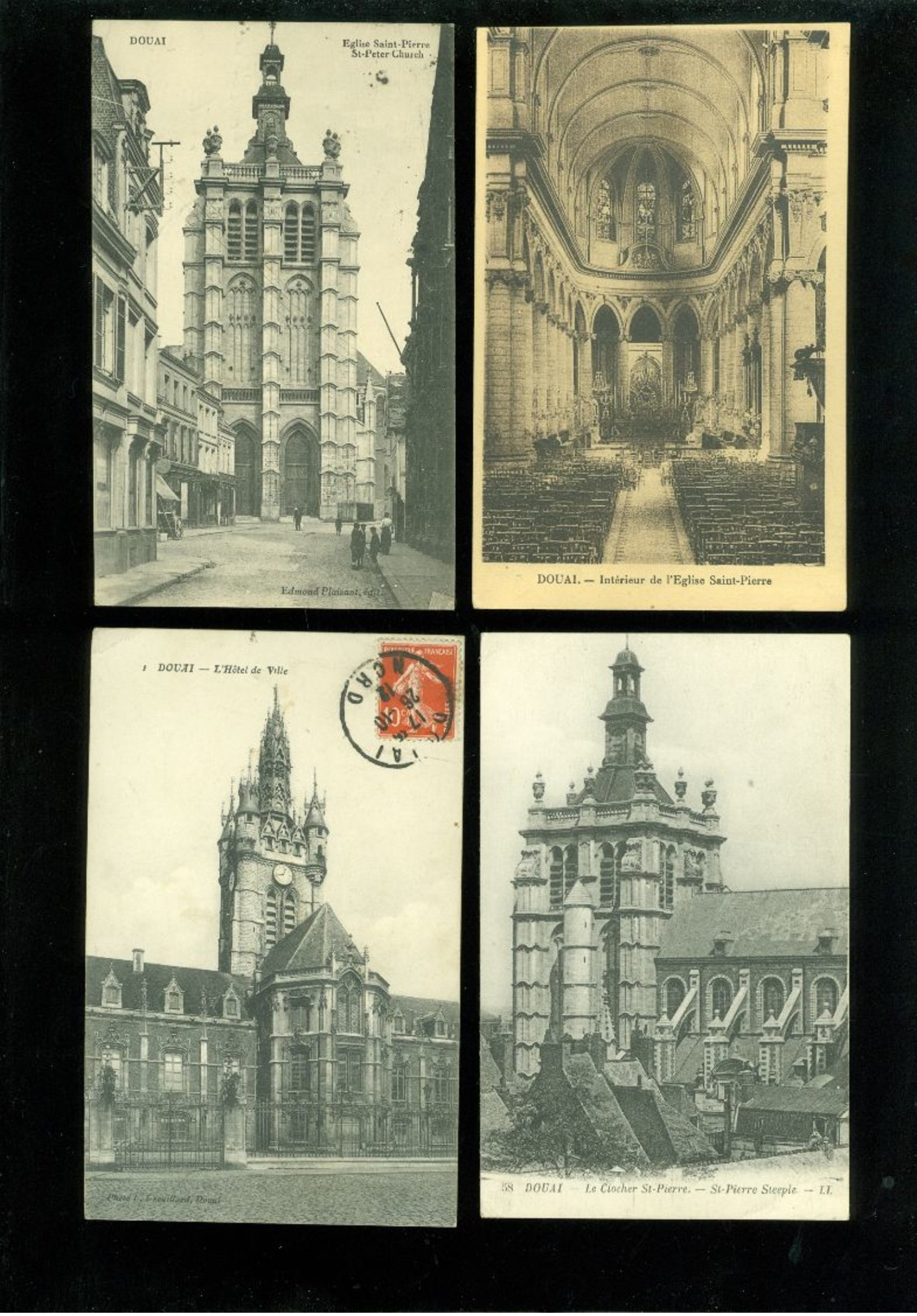 Lot de 40 cartes postales de France  Douai        Lot van 40 postkaarten van Frankrijk Douai - 40 scans
