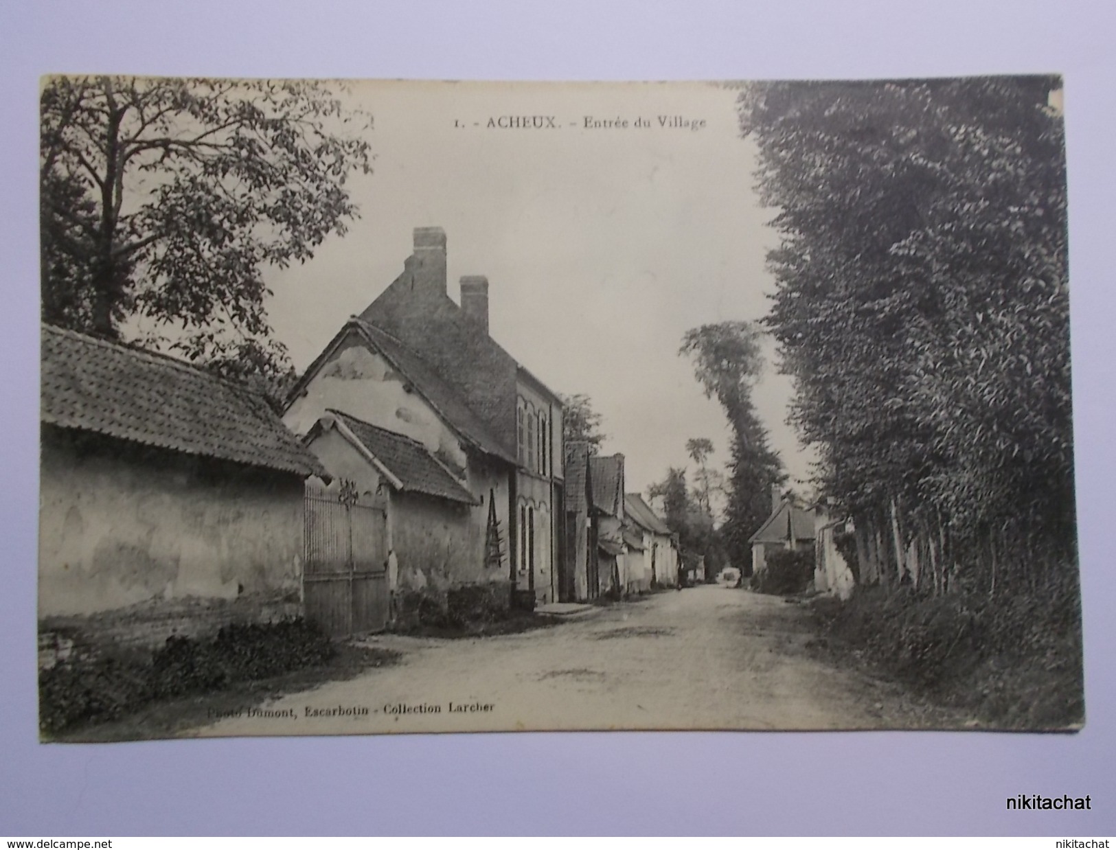 ACHEUX-Entrée Du Village - Acheux En Amienois