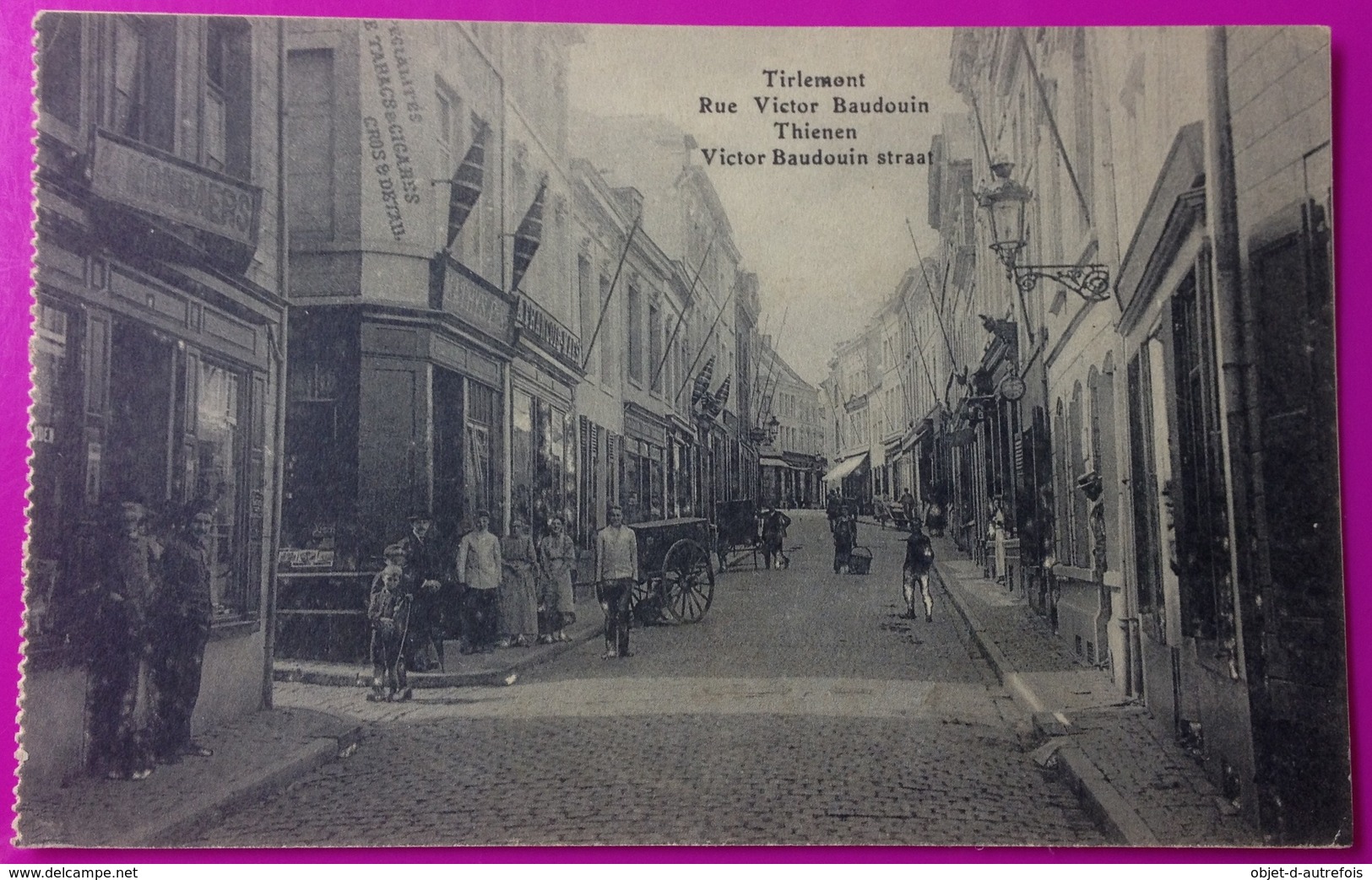 Cpa Tirlemont Tienen Rue Victor Baudouin Carte Postale Brabant Flamand Belgique Rare Proche Louvain Hasselt - Tienen
