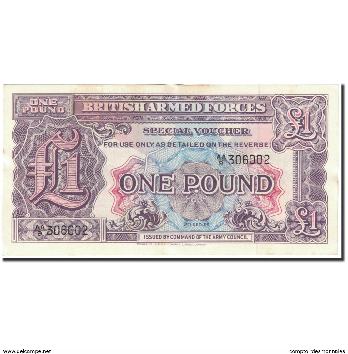 Billet, Grande-Bretagne, 1 Pound, 1948, Undated (1948), KM:M22a, SUP - British Armed Forces & Special Vouchers