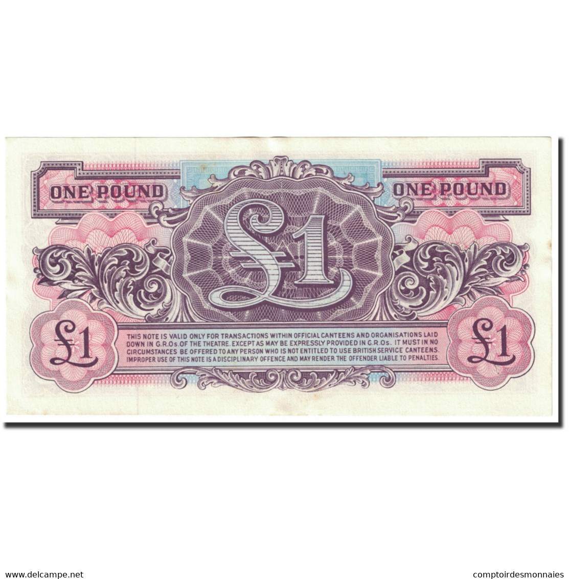 Billet, Grande-Bretagne, 1 Pound, 1948, Undated (1948), KM:M22a, SUP - Fuerzas Armadas Británicas & Recibos Especiales