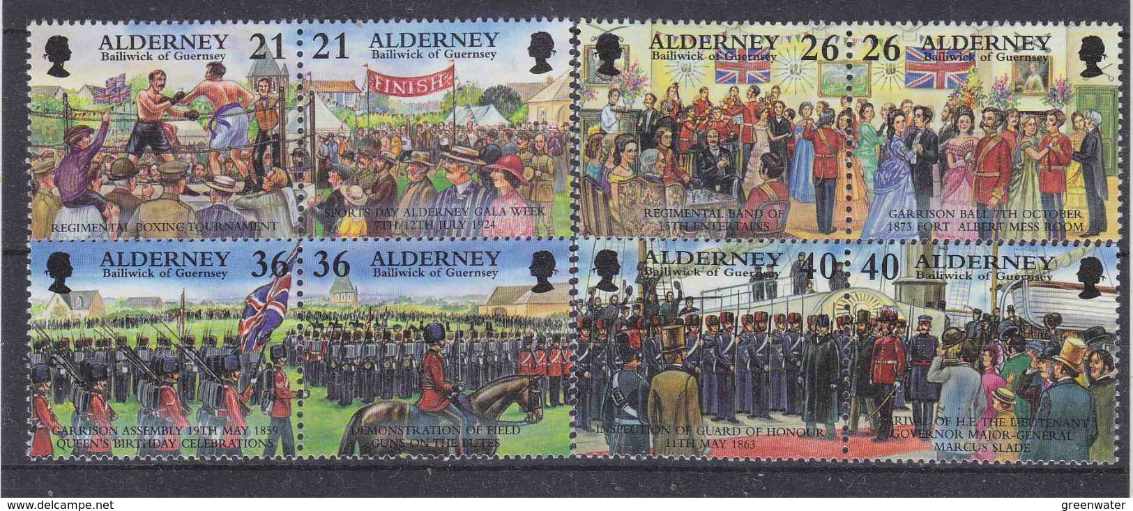 Alderney 2000 Garnison 8v ** Mnh (37259) - Alderney