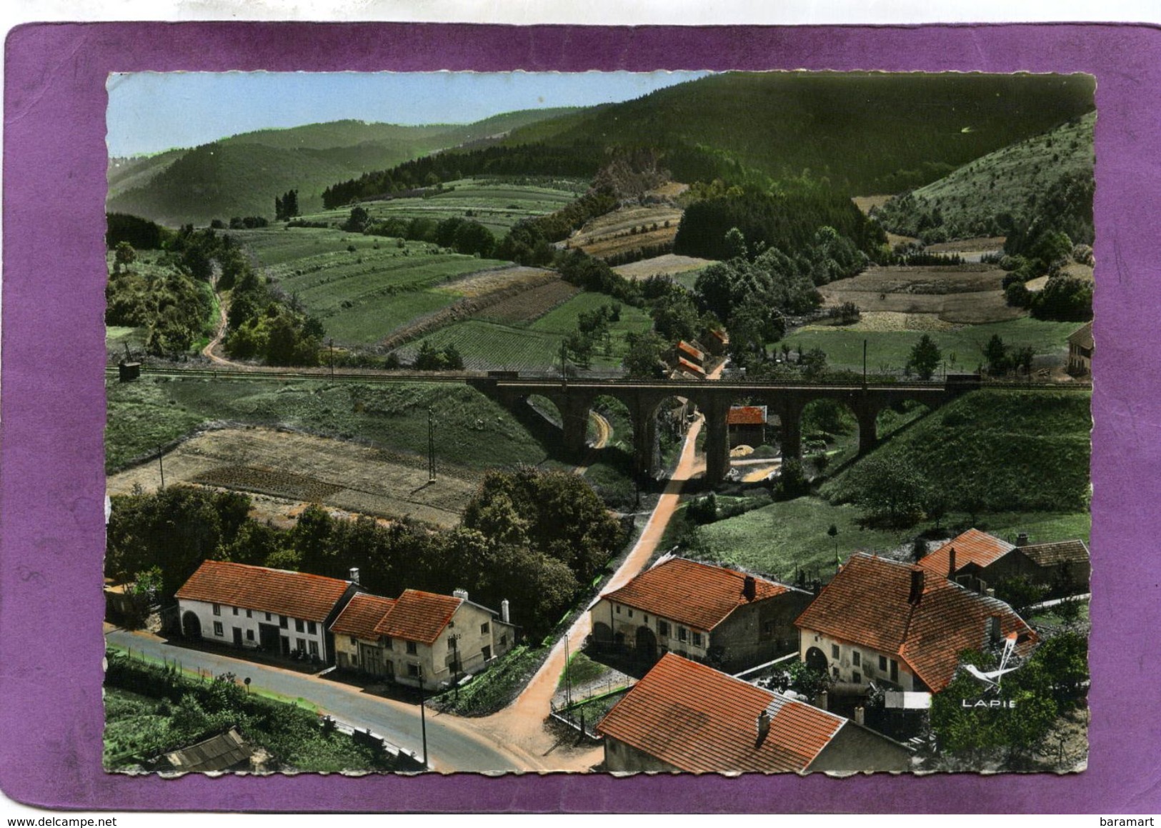 88 COLROY La GRANDE  Le Viaduc Vue Aérienne  Série EN AVOIN AU DESSUS DE ... - Colroy La Grande