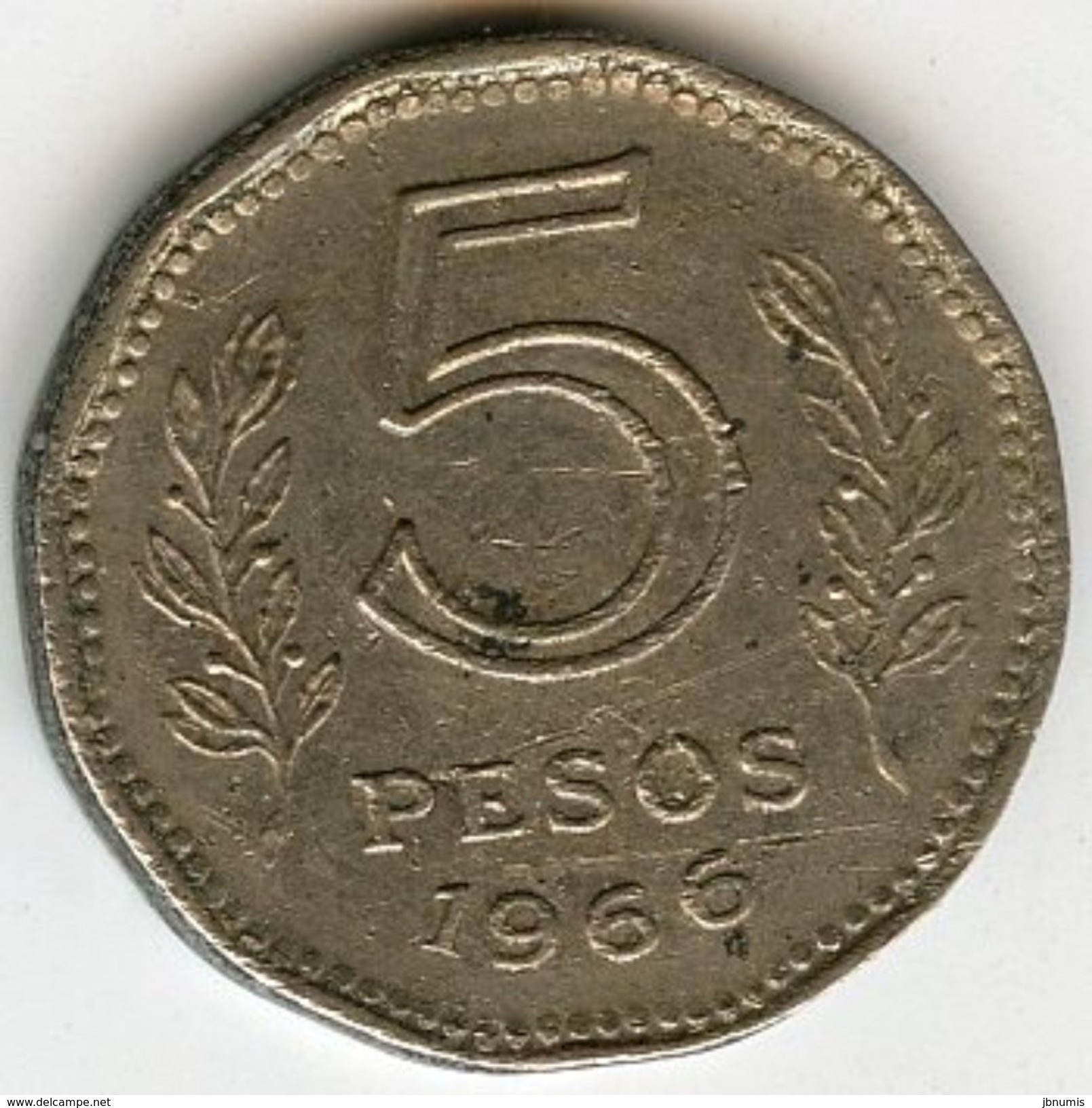 Argentine Argentina 5 Pesos 1966 KM 59 - Argentine