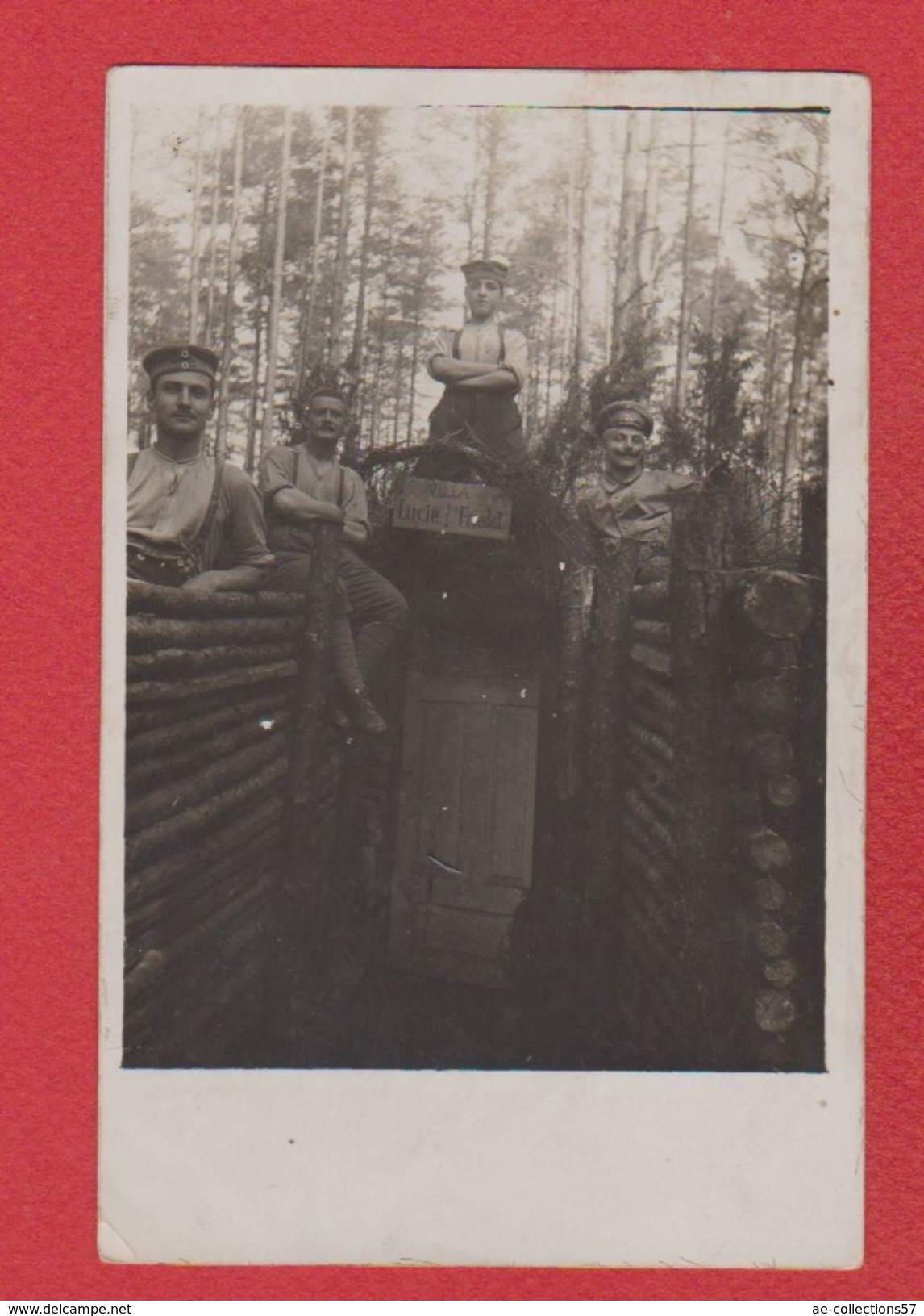 Région Kalwariia - Mariampol  --  Carte Photo Tranchée Allemande -- 31 Inf Div  -- 30/7/1915 - Pologne