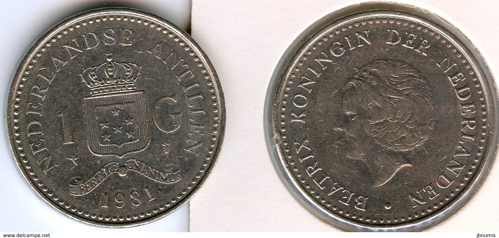 Antilles Neérlandaises Netherlands Antilles 1 Gulden 1981 KM 24 - Niederländische Antillen