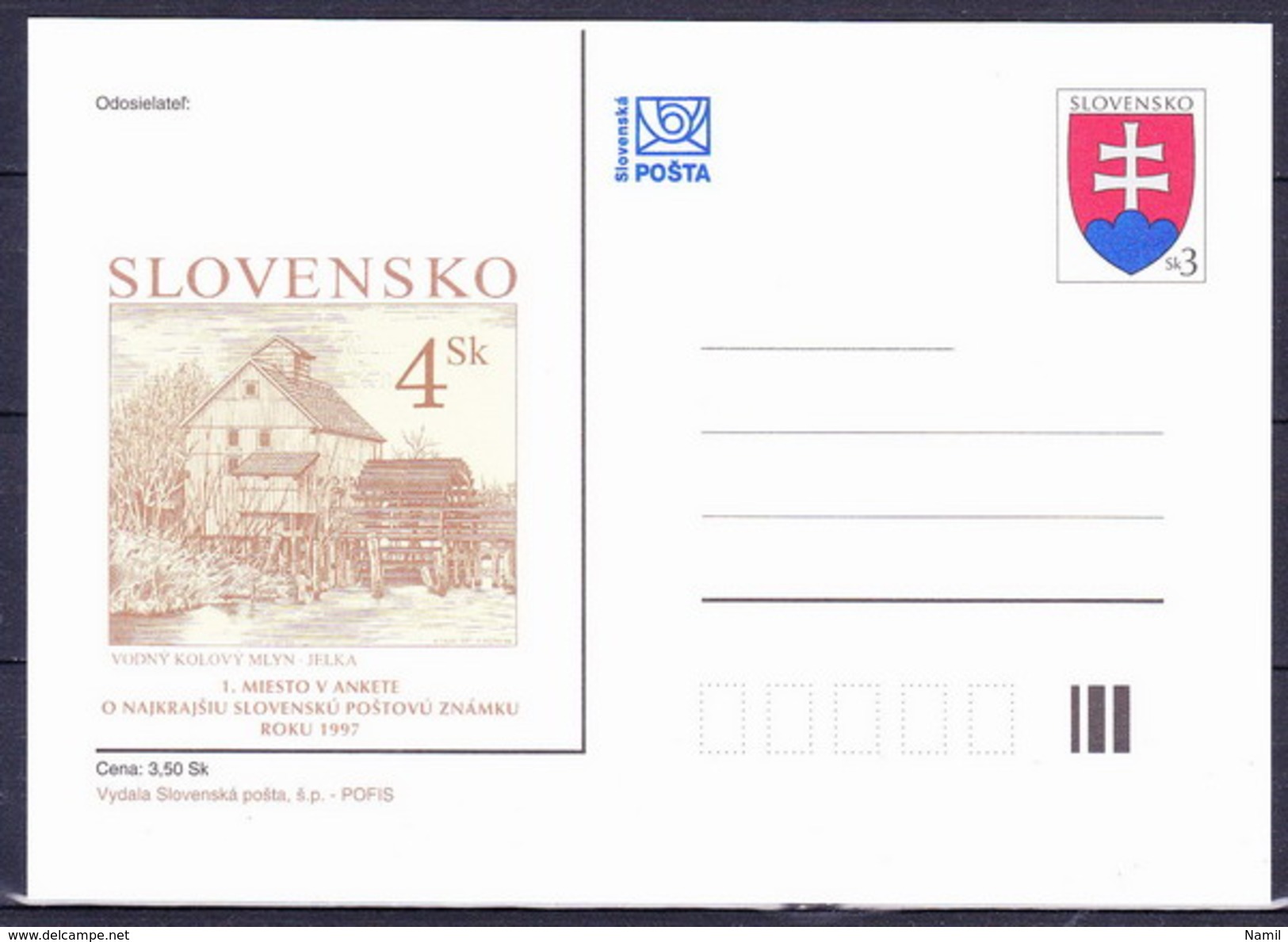 Slovaquie 1998 Entier (CDV 27) - Postales