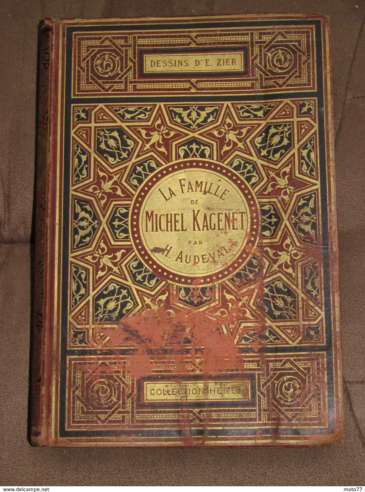 098 / LIVRE / Collection HETZEL - La Famille De Michel KAGENET - 1886 - 222 Pages - 1801-1900