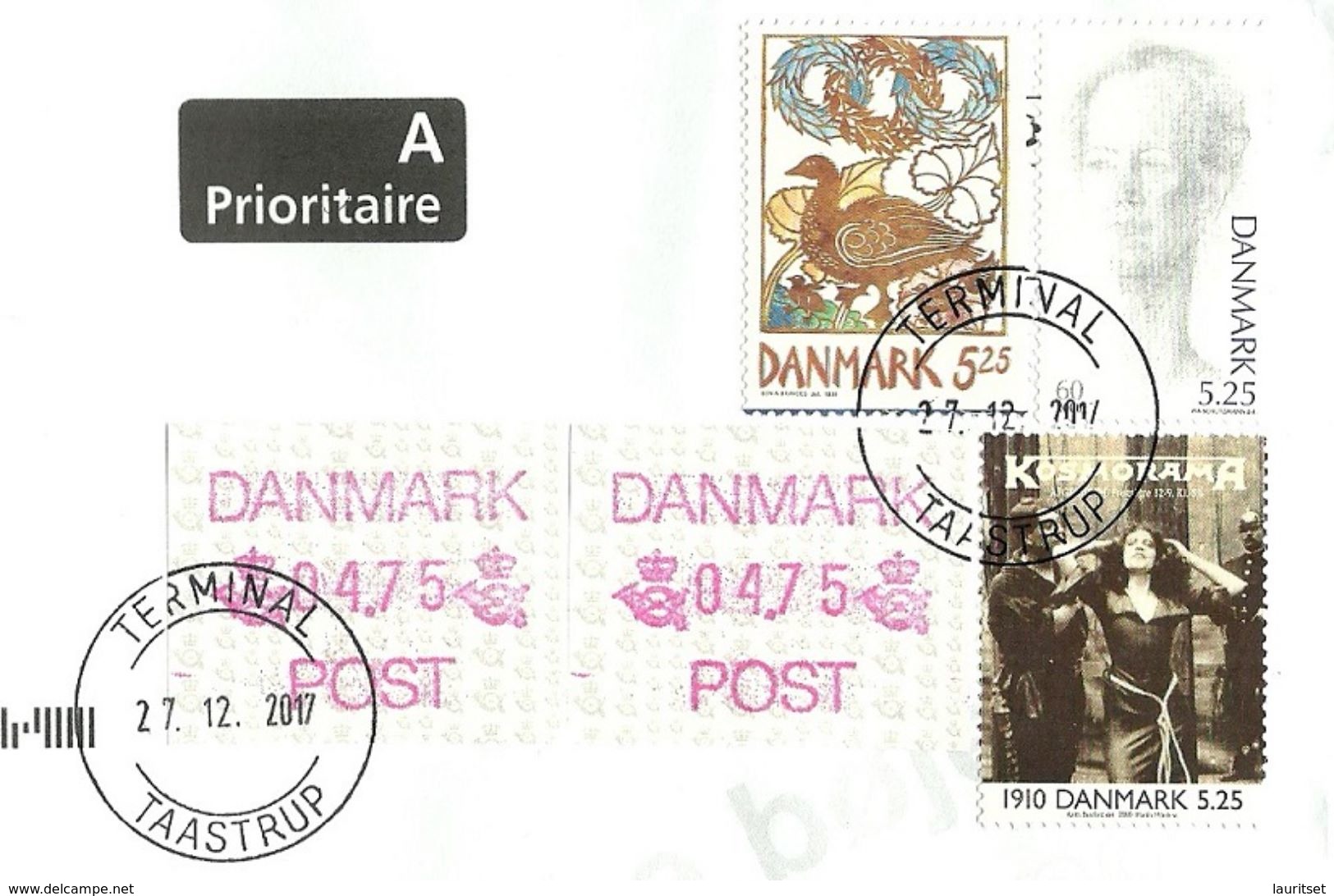 DENMARK Dänemark 2017 Cover To Estonia - Cartas & Documentos