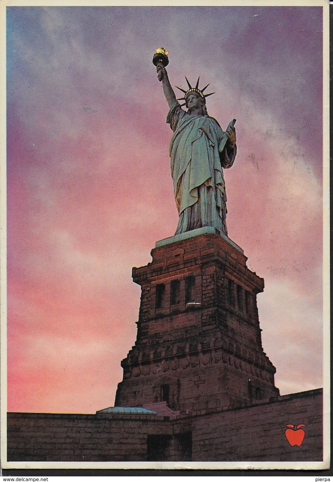 U.S.A. - STATUA DELLA LIBERTA' - VIAGGIATA VIA AEREA 1980 - Statue Of Liberty