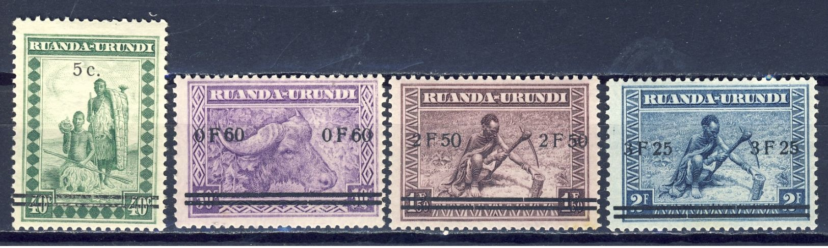 Ruanda - Urundi Nr 114-117 Neufs  - Postfris MNH  (XX) - Unused Stamps