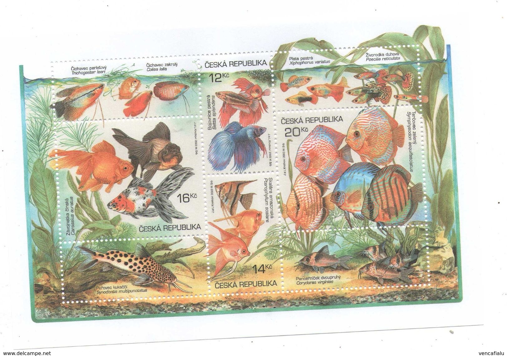 Aquarium Fish,  S/S, MNH - Blokken & Velletjes