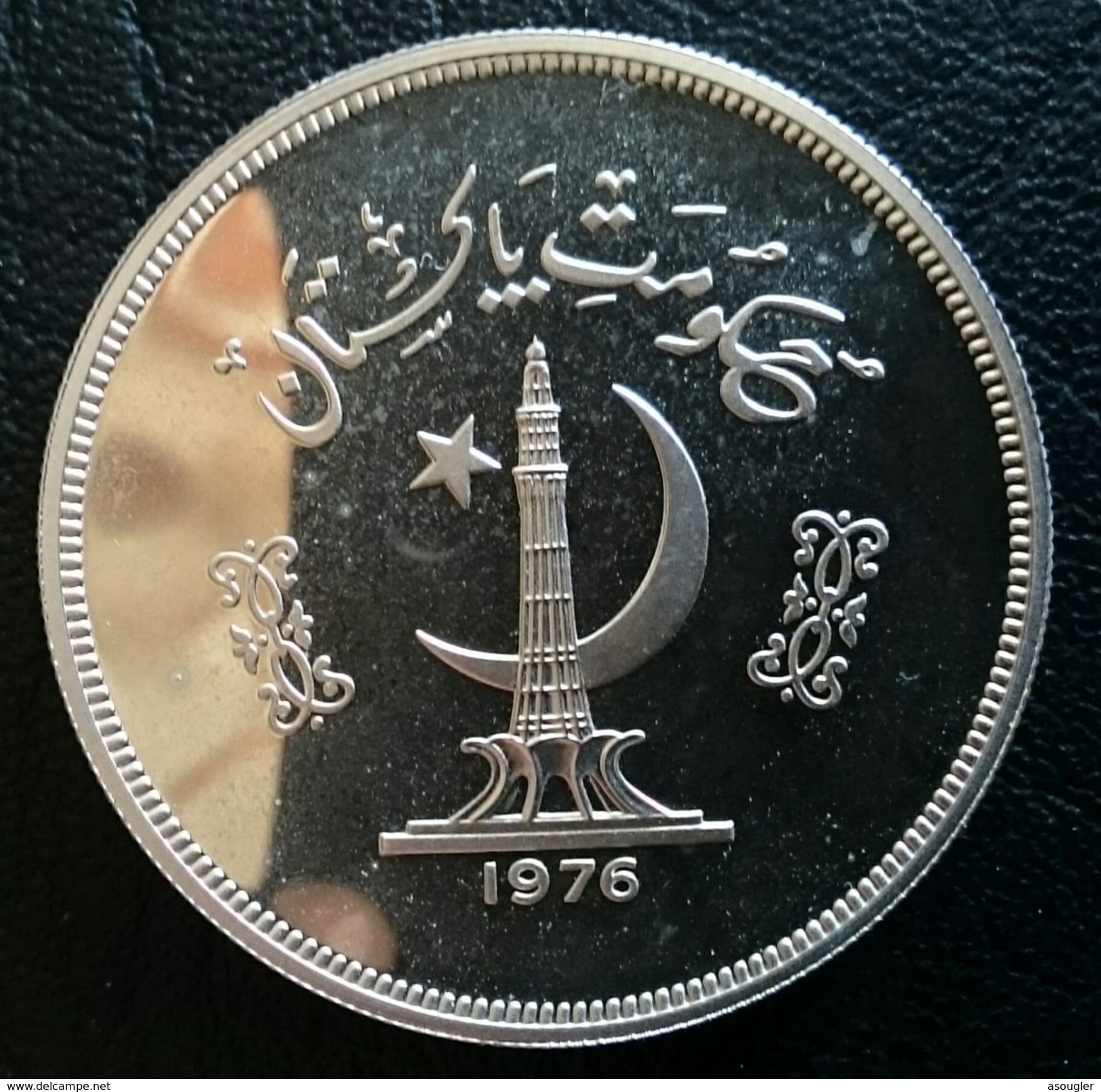 PAKISTAN 150 RUPEES 1976 SILVER PROOF "Conservation" Free Shipping Via Registered Air Mail - Pakistan