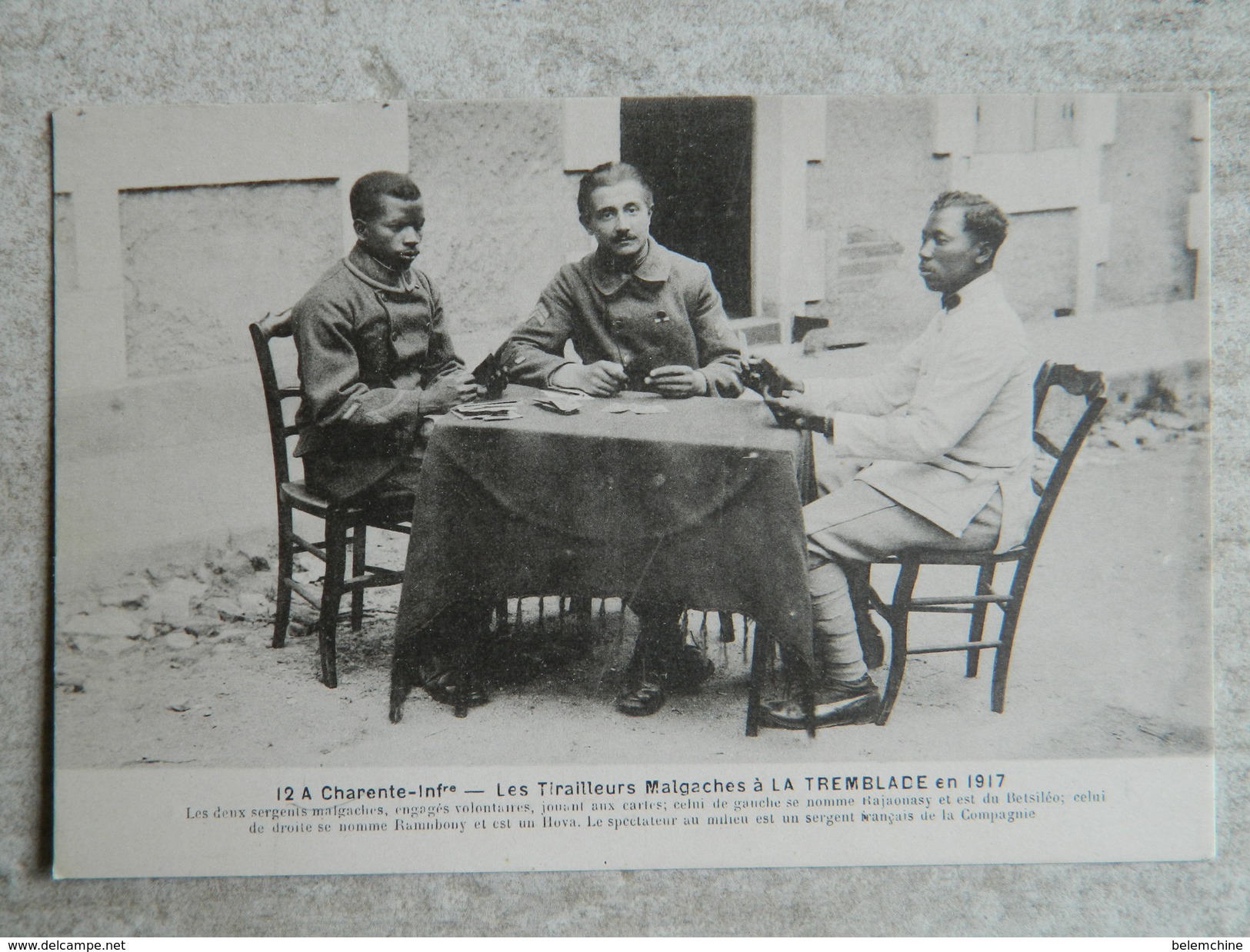 LES TIRAILLEURS MALGACHES A LA TREMBLADE EN 1917 - La Tremblade