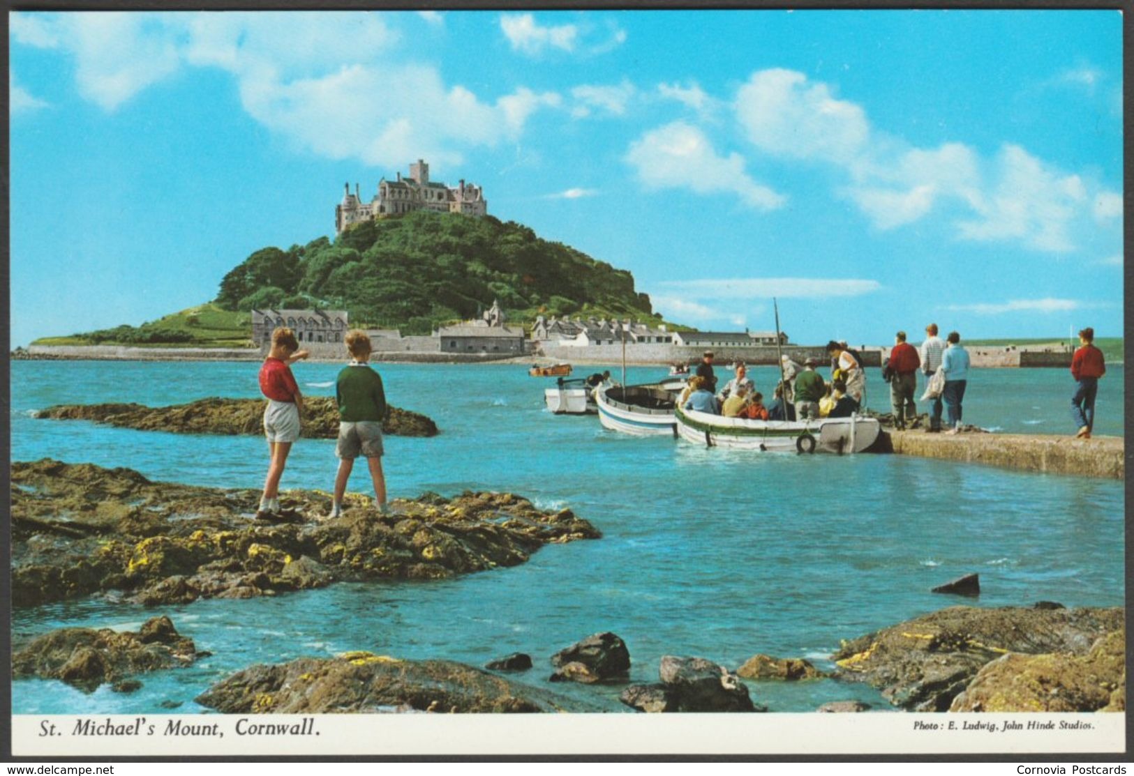 St Michael's Mount, Cornwall, C.1980 - John Hinde Postcard - St Michael's Mount