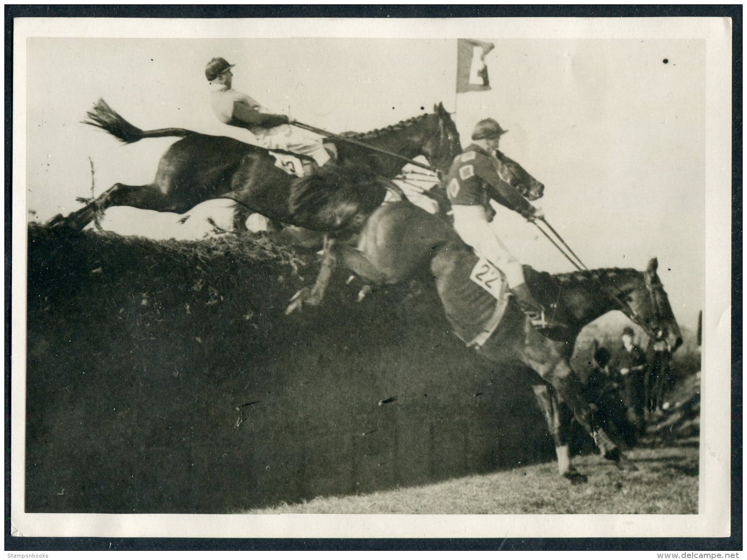 1948 Press Photograph. Grand National Horse Race Liverpool 'Evolution' - Sports