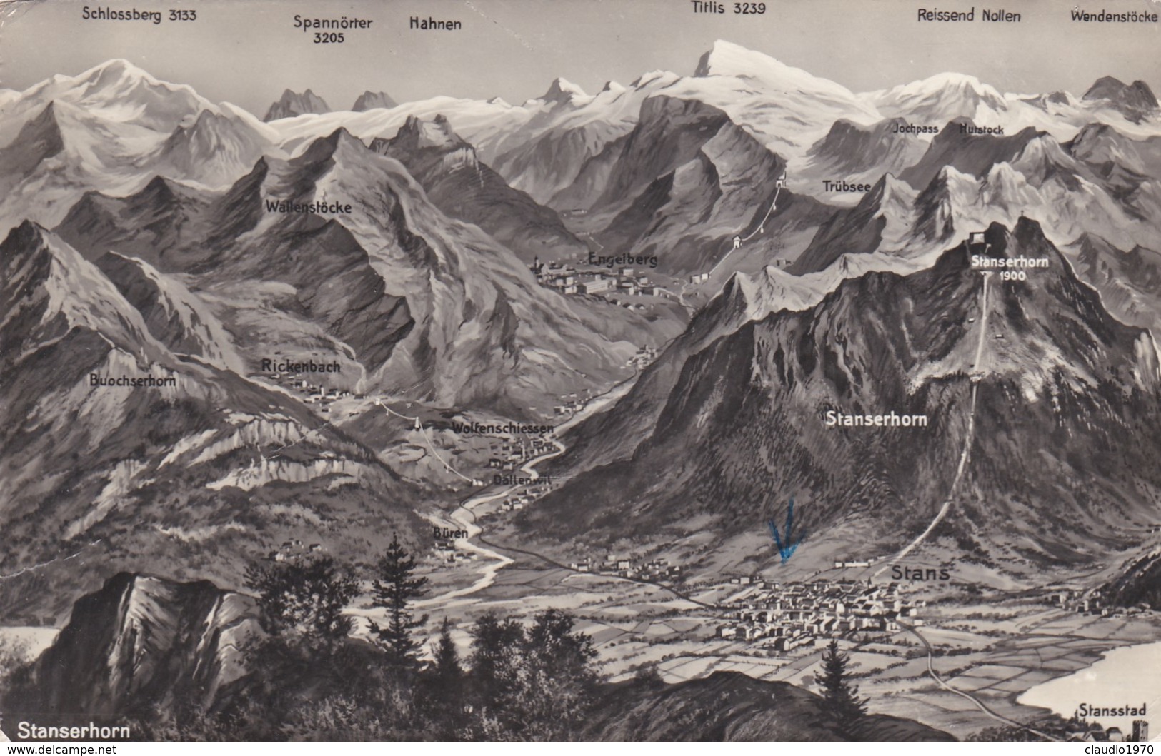 CARTOLINA - POSTCARD - SVIZZERA - STANSERHRORN - Stans