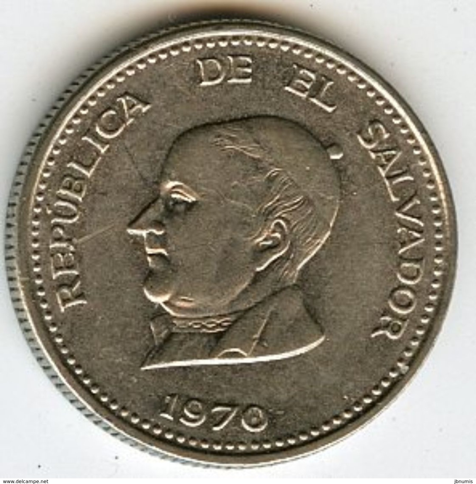 El Salvador 25 Centavos 1970 KM 139 - El Salvador