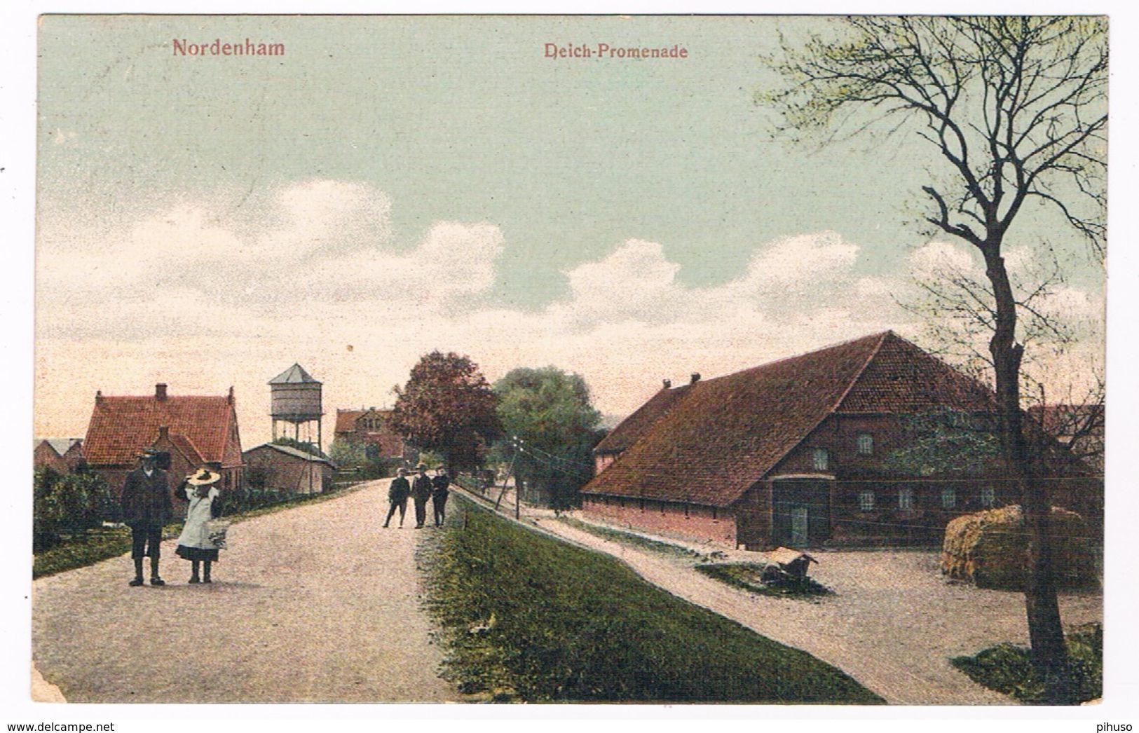 D-8036   NORDENHAM : Deich-Promenade - Nordenham