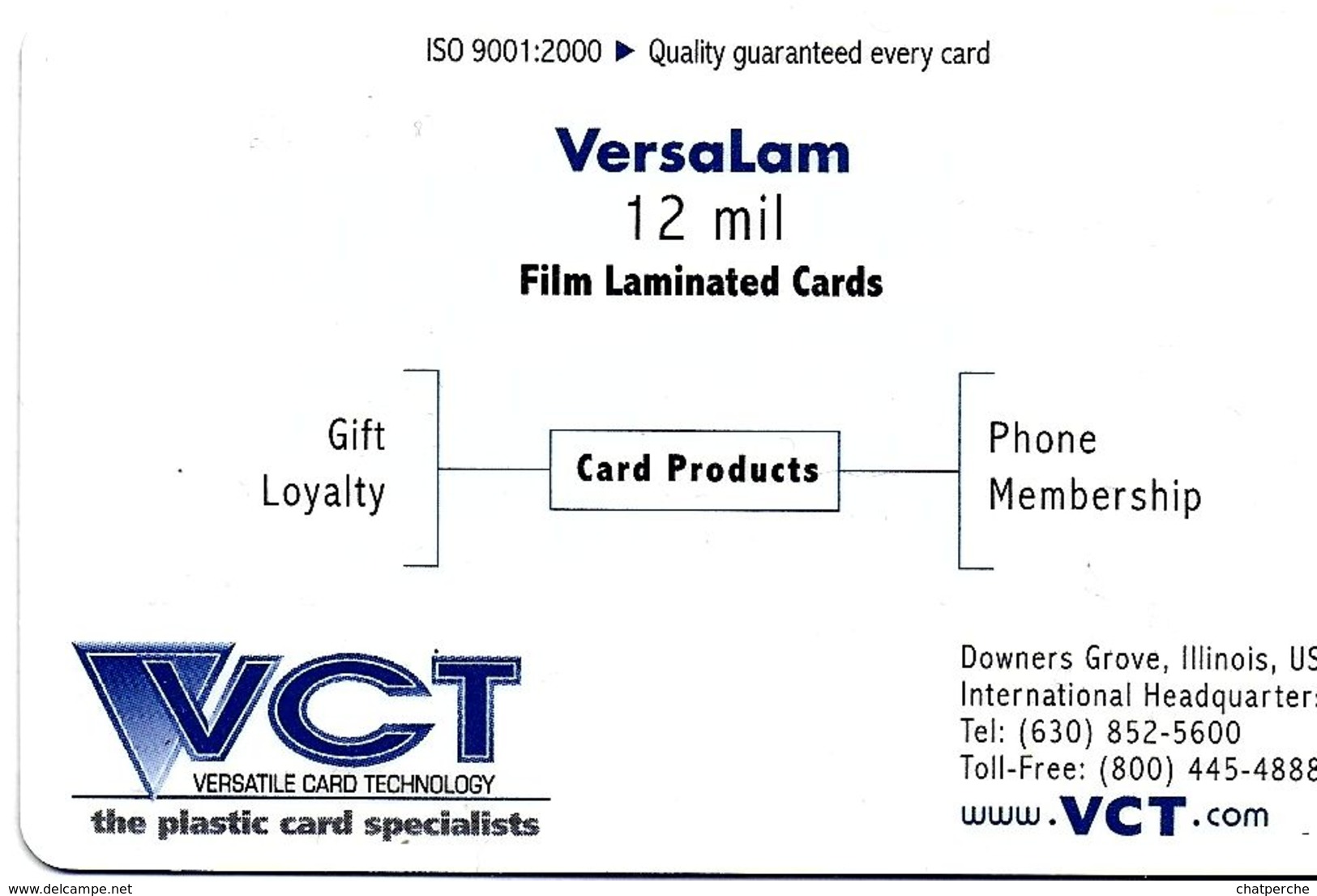 LOT  9 SUPPORTS MODELES CARTE TELEPHONE BANQUE MEMBRE COMMERCE GIFT VCT DOVNERS GROVE ILLINOIS USA