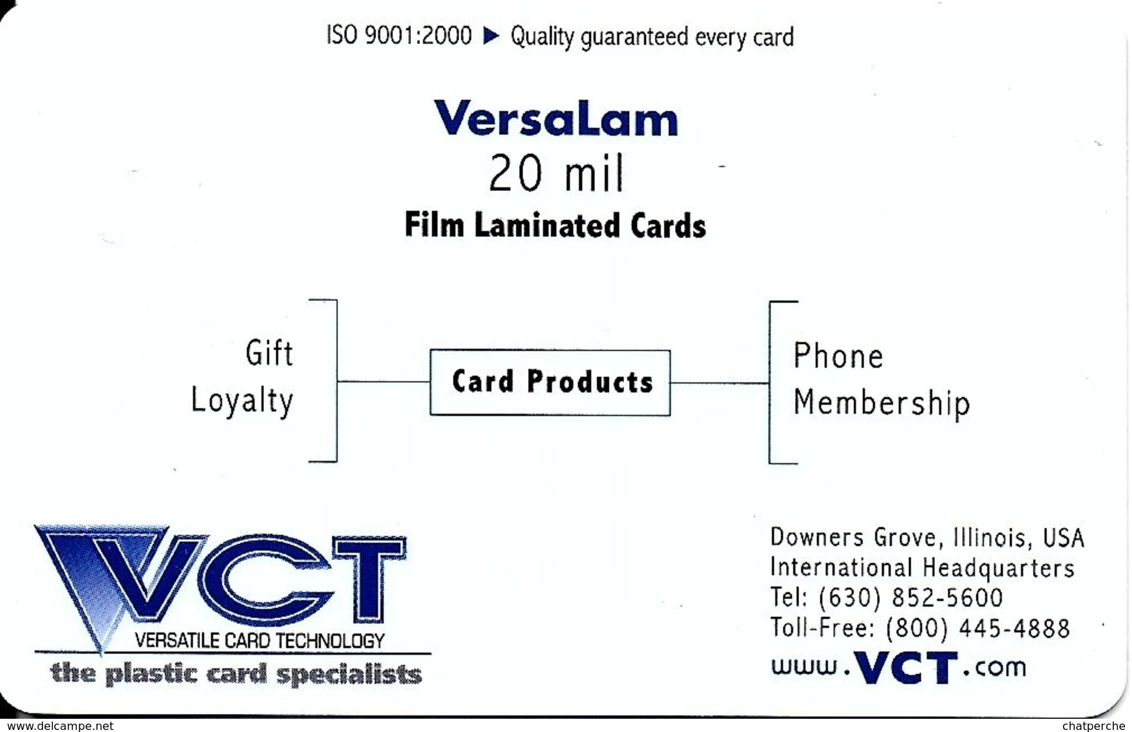 LOT  9 SUPPORTS MODELES CARTE TELEPHONE BANQUE MEMBRE COMMERCE GIFT VCT DOVNERS GROVE ILLINOIS USA