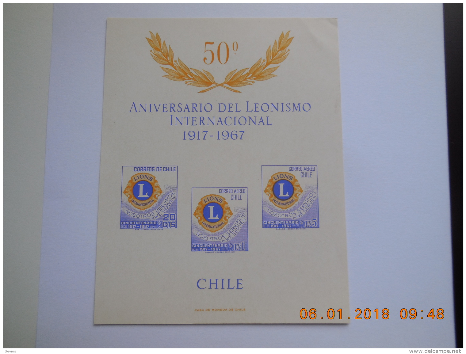 Sevios / Chile / Stamp **, *, (*) Or Used - Chile