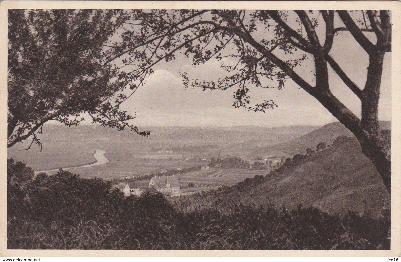 CPA Carte Postale ALLEMAGNE Bild Das Saartal Vom Kreuzberg Bei Merzig Hartmann N° 9 - Kreis Merzig-Wadern