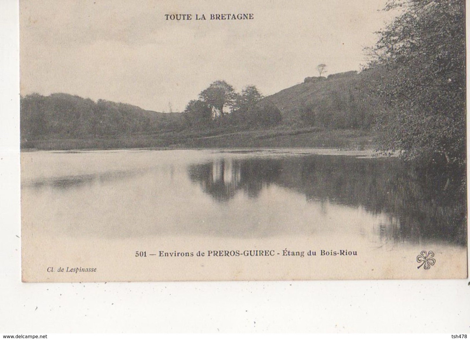 22---environs De PERROS-GUIREC--étang Du Bois-riou--voir 2 Scans - Perros-Guirec