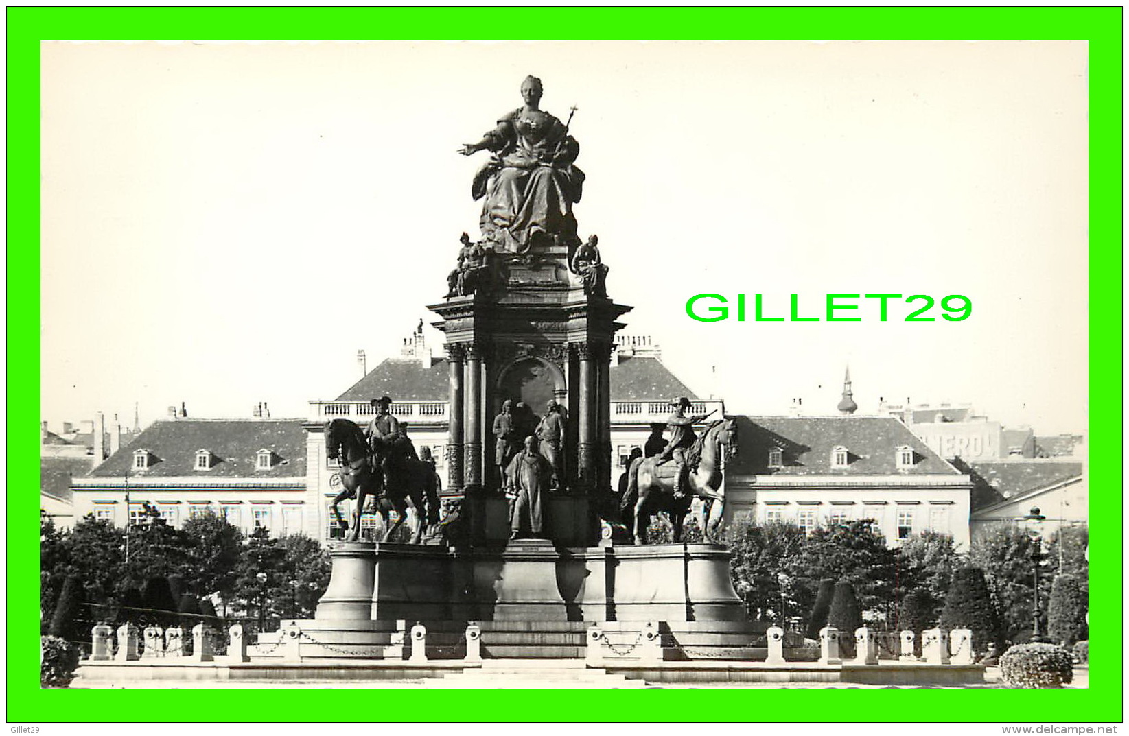 WIEN, AUSTRIA - MARIA-THERESIA-DENKMAL - UNDIVIDED BACK - - Wien Mitte