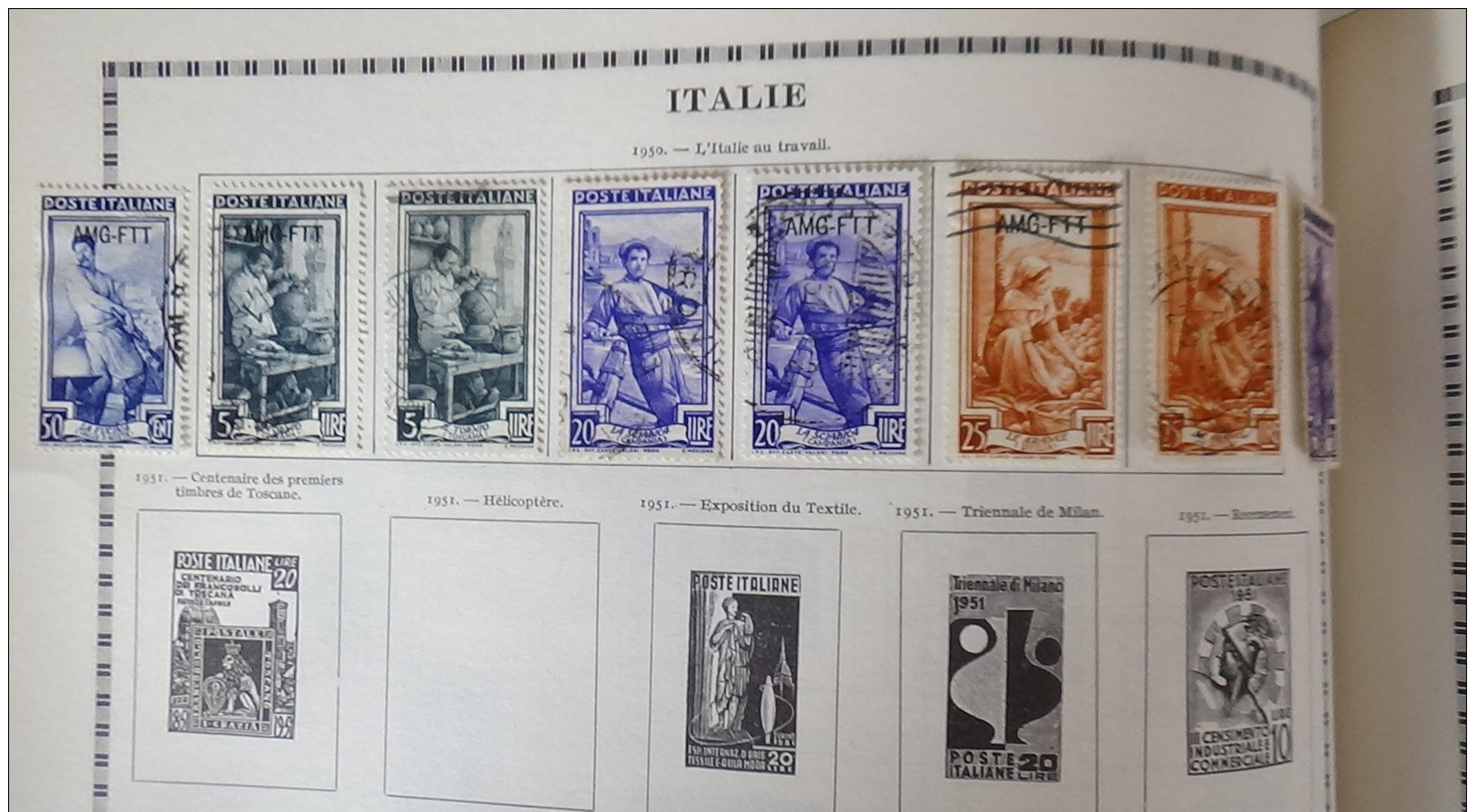 Album de 1ers  timbres oblitérés du monde (qqs **) Voir commentaires !!!