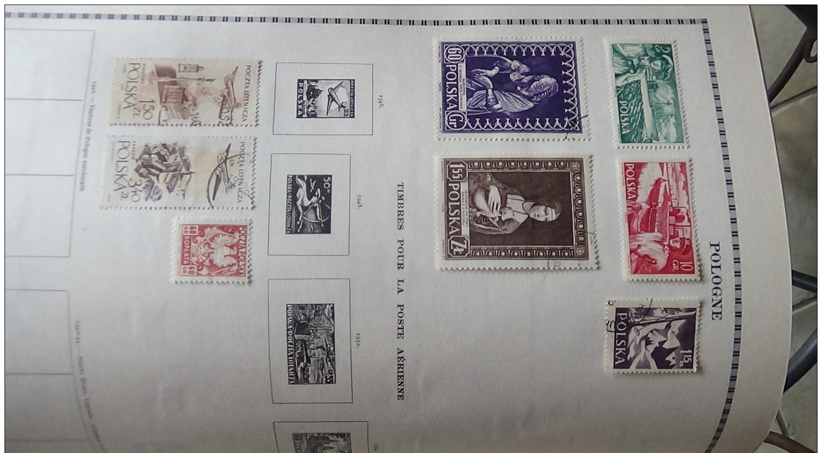 Album de 1ers  timbres oblitérés du monde (qqs **) Voir commentaires !!!