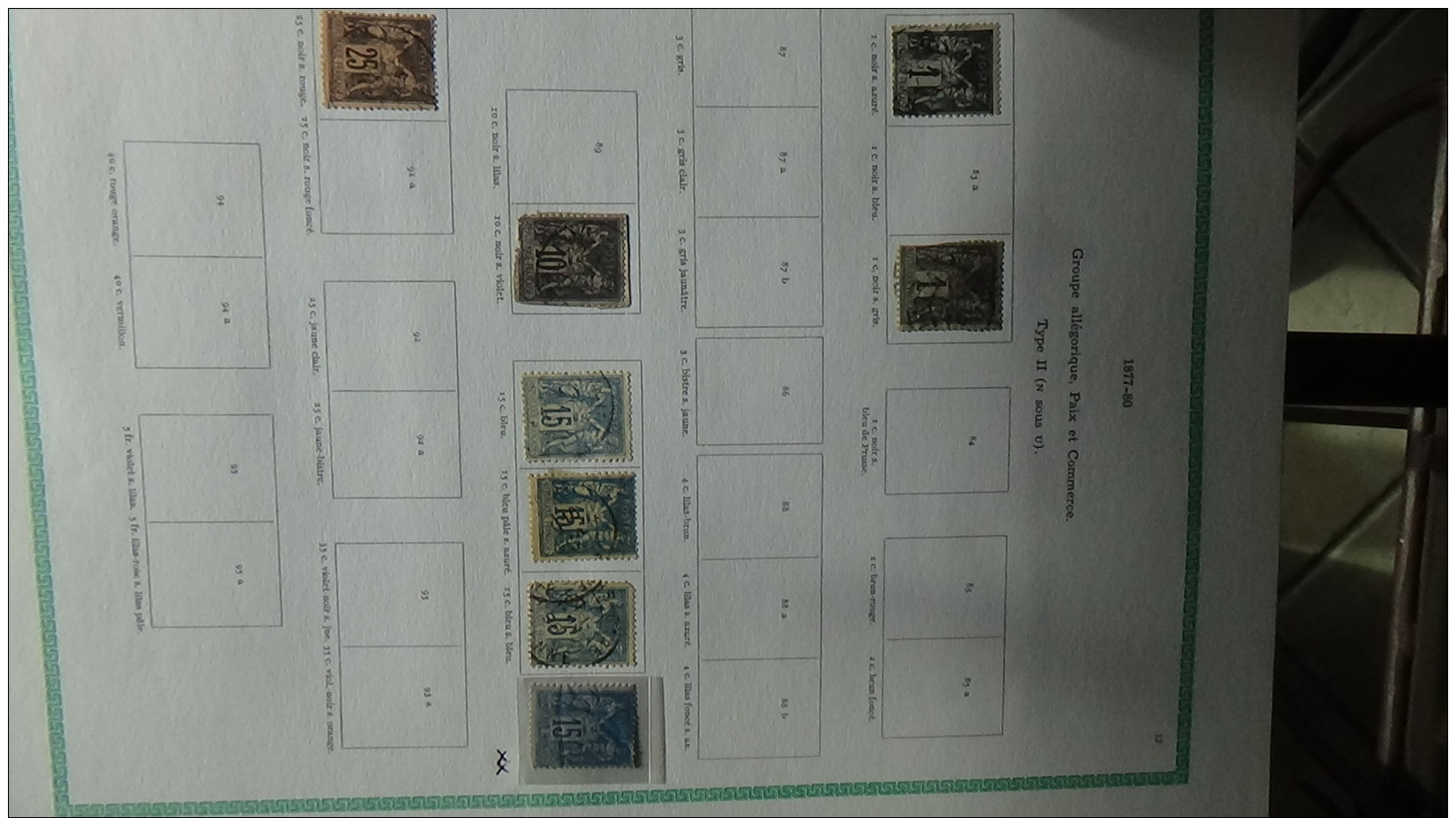 Album De 1ers  Timbres Oblitérés Du France (qqs **)  Dont Bonnes Valeurs Voir Commentaires !!! - Collections (en Albums)