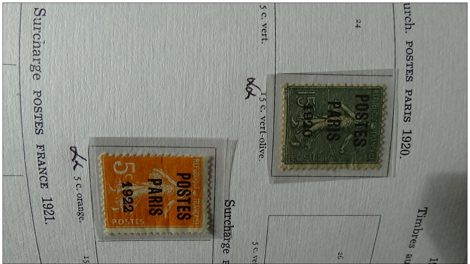 Album de 1ers  timbres oblitérés du France (qqs **)  dont bonnes valeurs Voir commentaires !!!