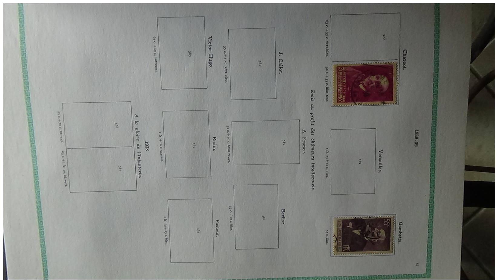 Album de 1ers  timbres oblitérés du France (qqs **)  dont bonnes valeurs Voir commentaires !!!