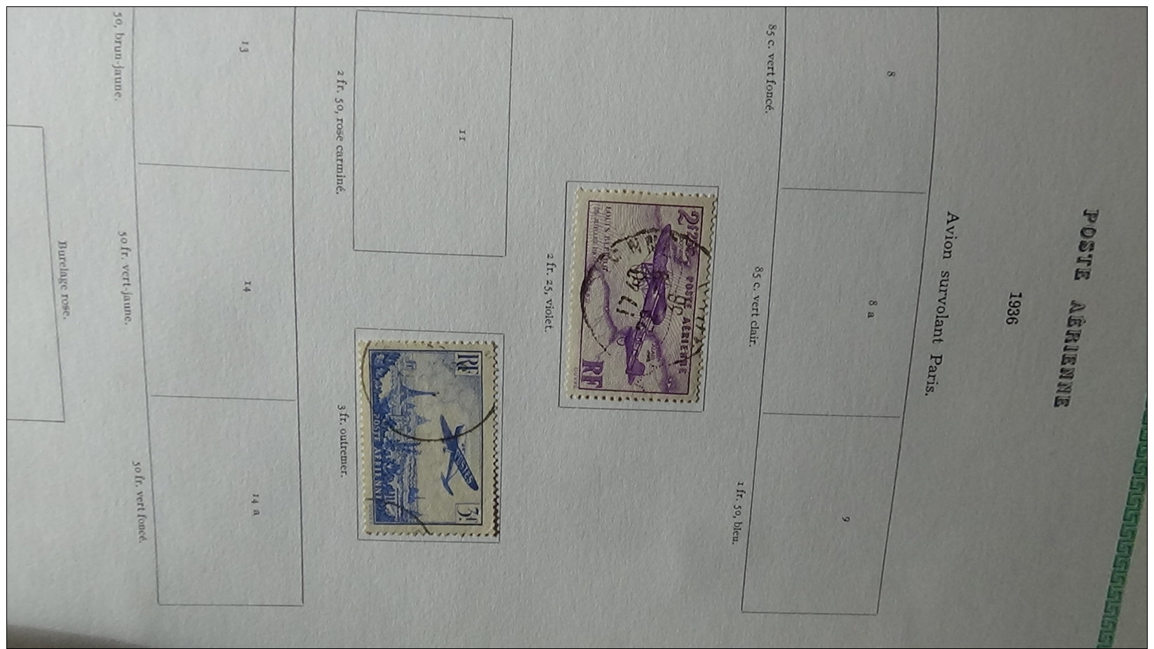 Album de 1ers  timbres oblitérés du France (qqs **)  dont bonnes valeurs Voir commentaires !!!