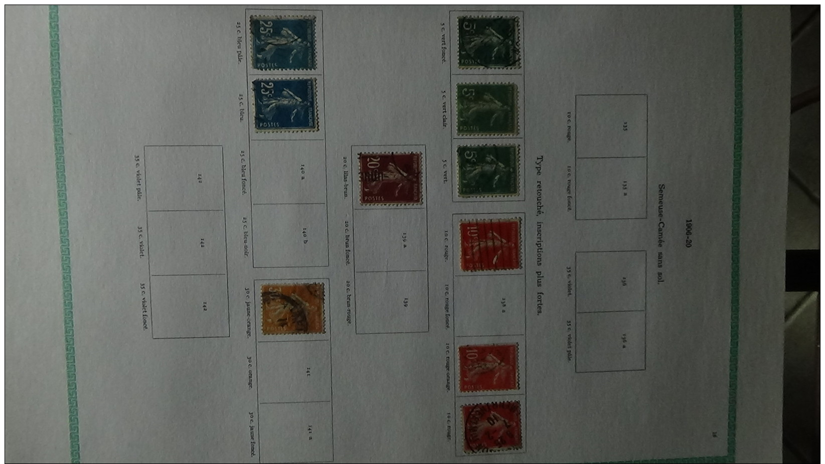 Album de 1ers  timbres oblitérés du France (qqs **)  dont bonnes valeurs Voir commentaires !!!