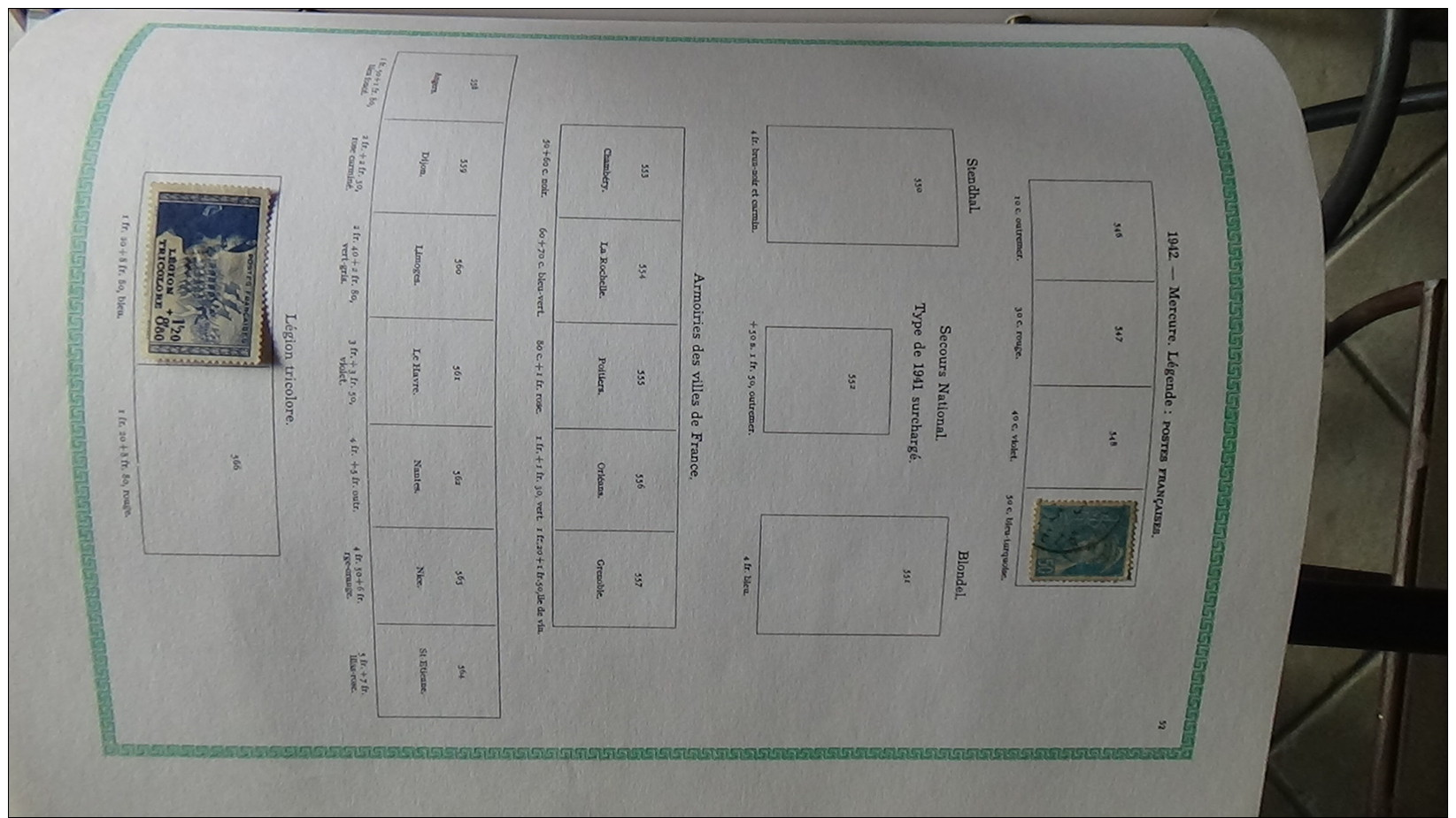 Album de 1ers  timbres oblitérés du France (qqs **)  dont bonnes valeurs Voir commentaires !!!