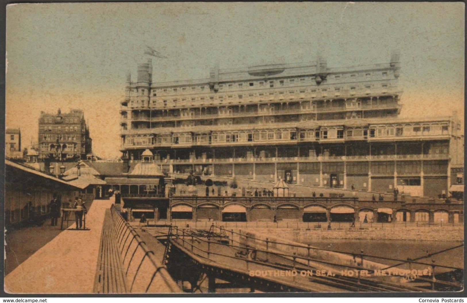 Hotel Metropole, Southend On Sea, Essex, 1906 - Tuck Tintopho Postcard - Southend, Westcliff & Leigh