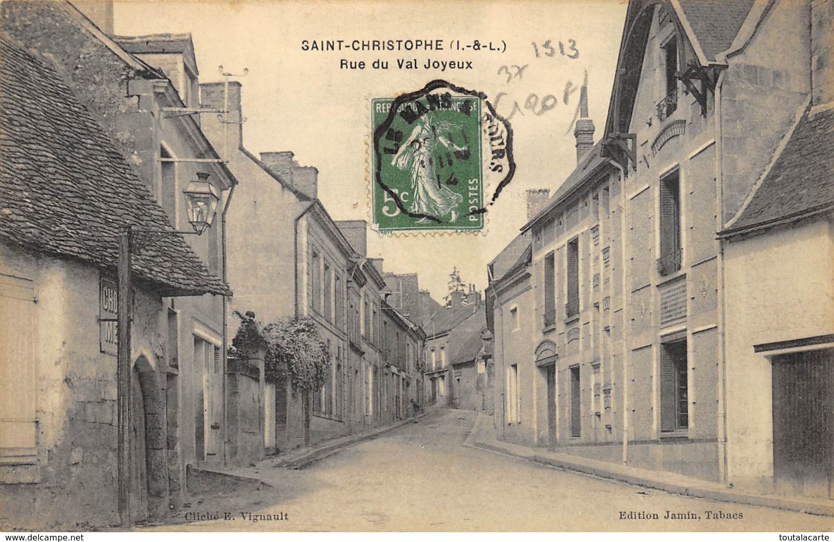 CPA 37 ST CHRISTOPHE RUE DU VAL JOYEUX - Autres & Non Classés