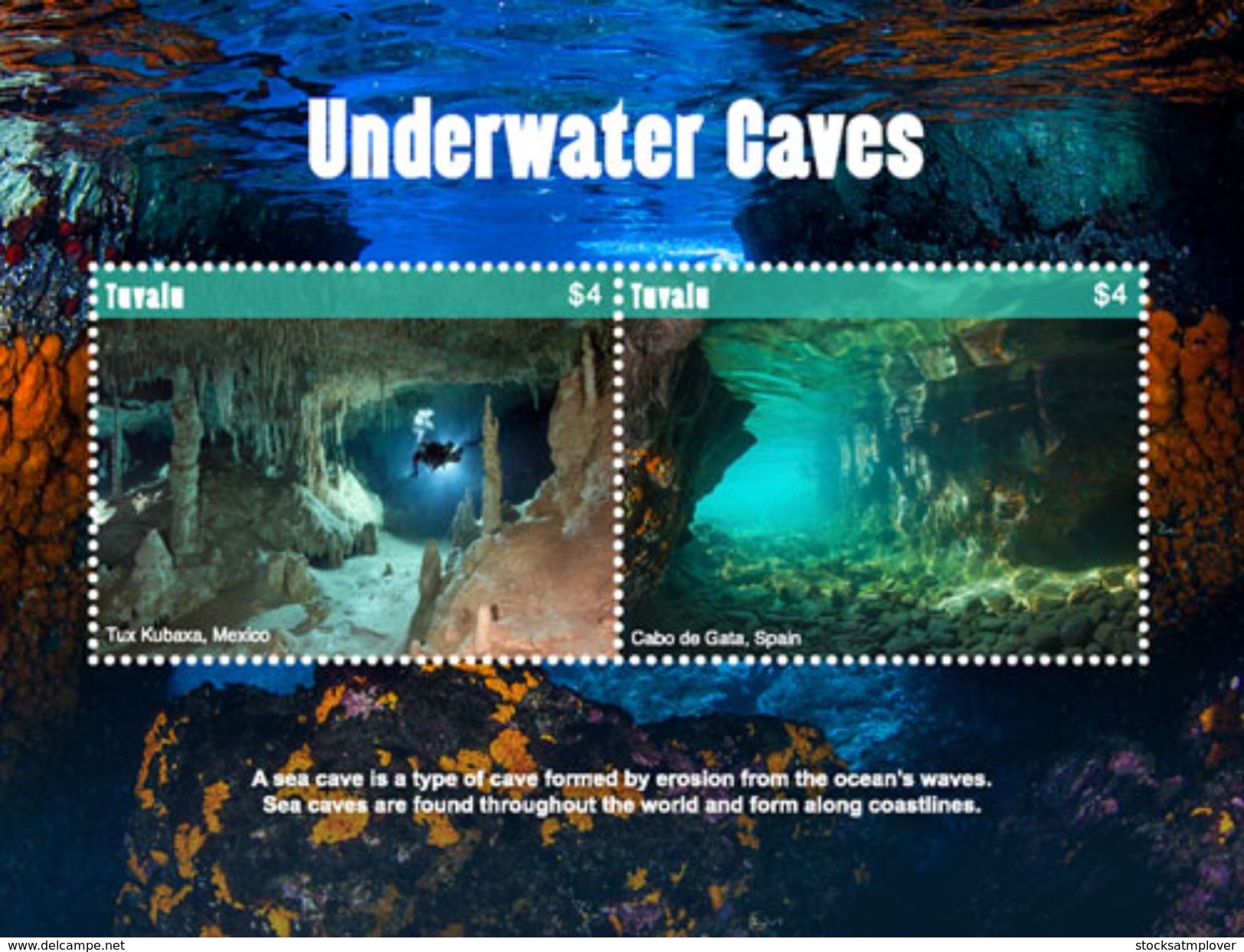 Tuvalu 2017 Geology Underwater Caves - Other & Unclassified