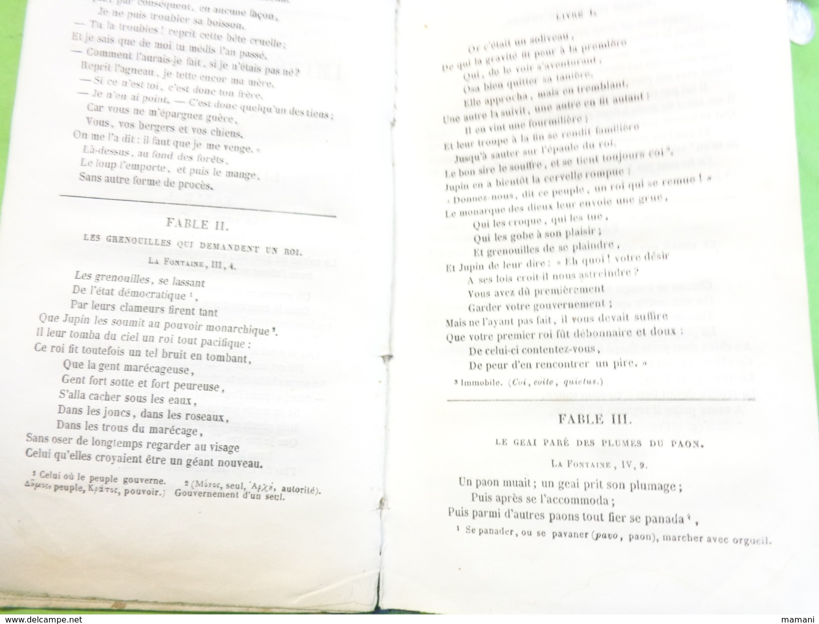 Phaedri Augusti Liberti Par Verien -41 Fables Imitees De Phedre Par La Fontaine (la Moitie Du Livre Est En Francais - 1901-1940