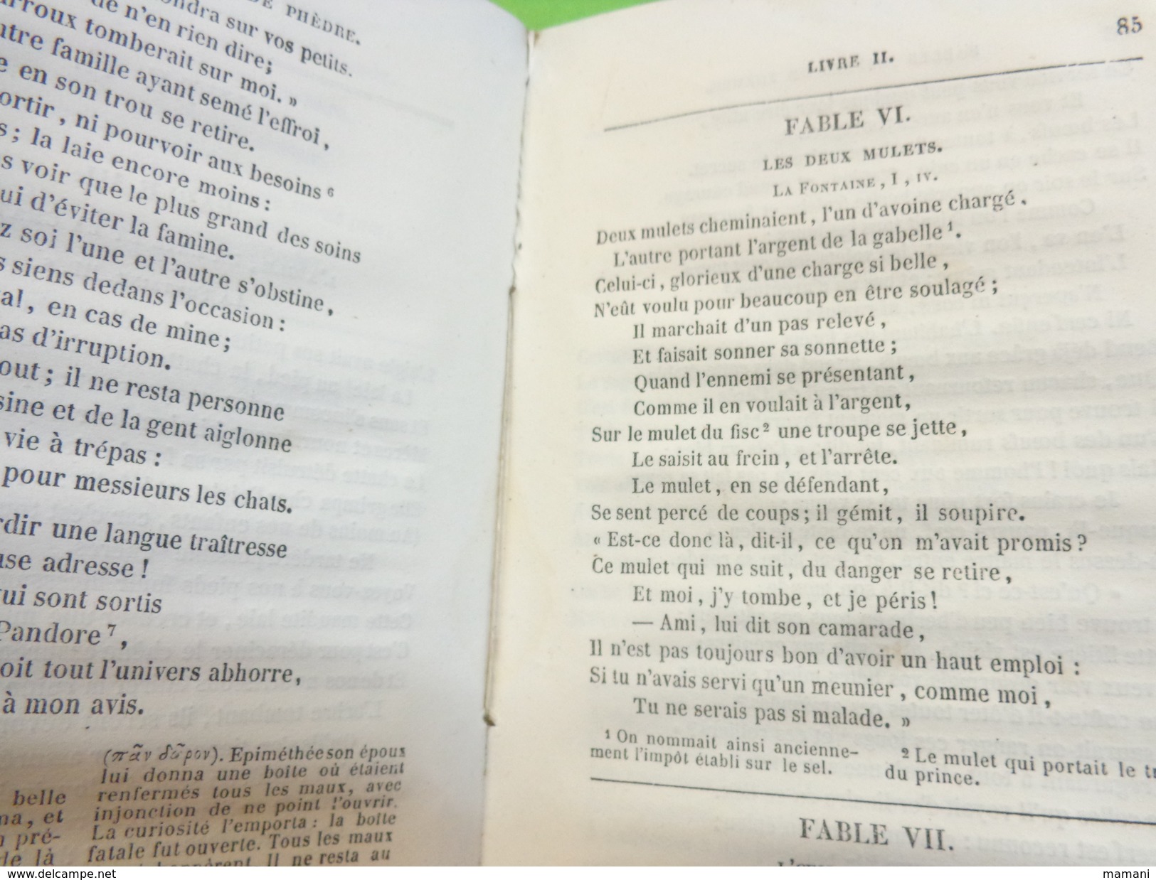 Phaedri Augusti Liberti Par Verien -41 Fables Imitees De Phedre Par La Fontaine (la Moitie Du Livre Est En Francais - 1901-1940